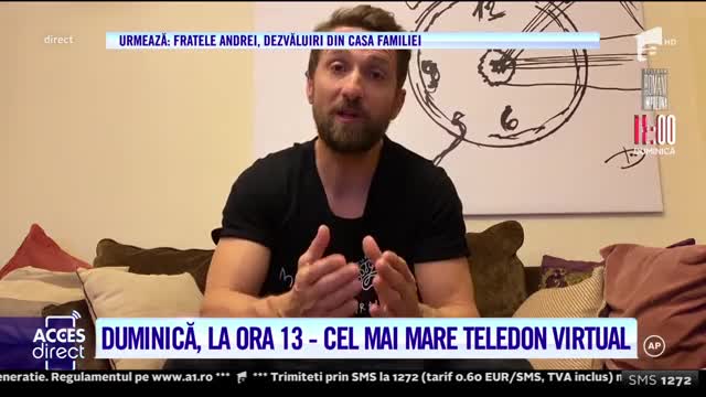 Dorian Popa se alătură teledonului „Români Împreună - Donează și Salvează”