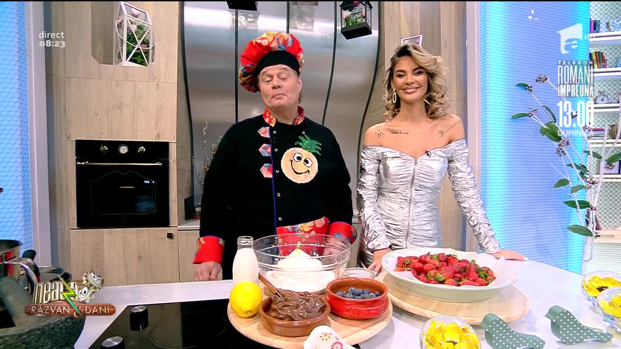 Rețeta lui Vlăduț de la Neatza cu Răzvan şi Dani. Pizza dulce, un preparat ușor de făcut &icirc;n casă