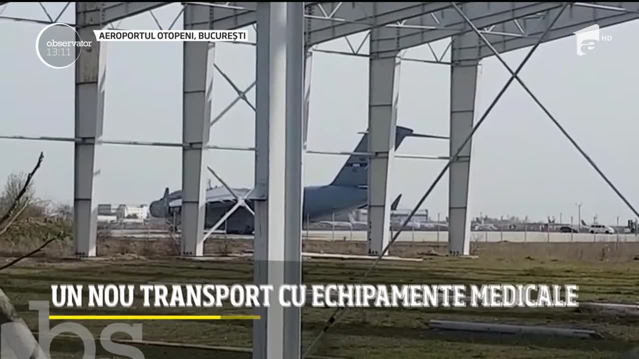 Un nou transport cu echipamente medicale a ajuns &icirc;n Rom&acirc;nia