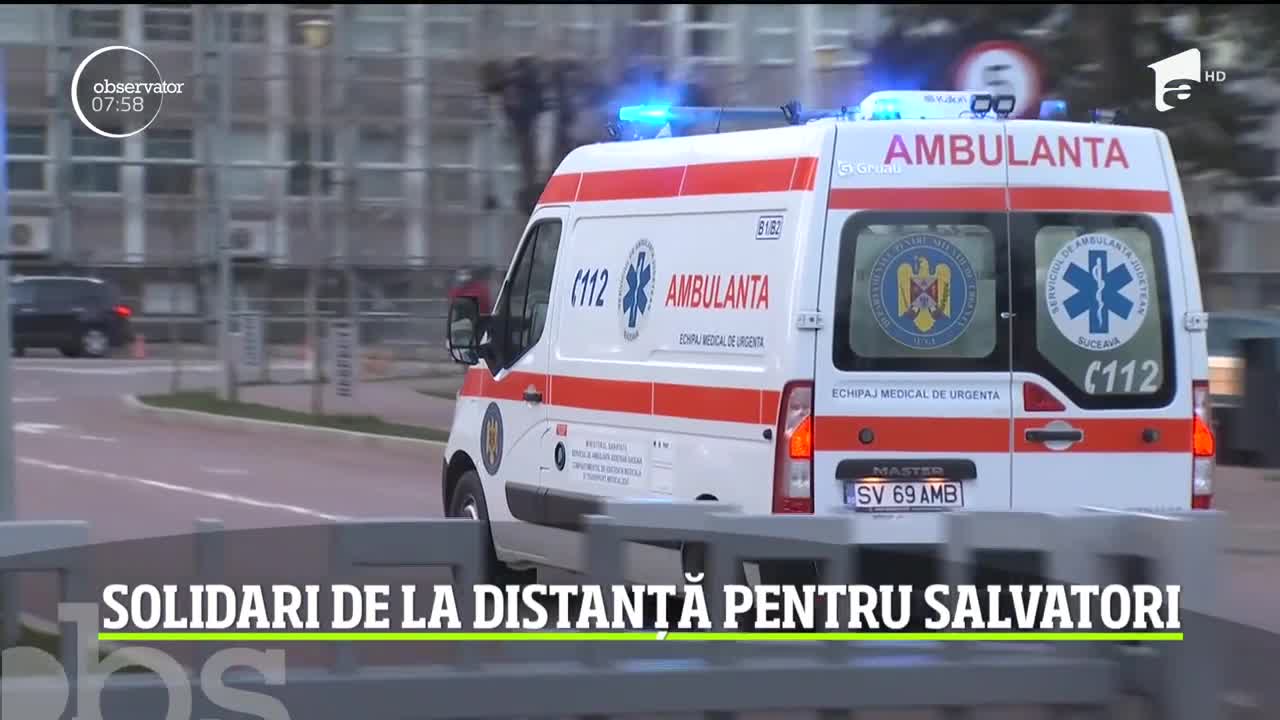 Solidari de la distanță pentru salvatori