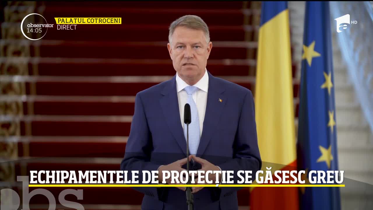 Președintele Klaus Iohannis, noi declarații: Rom&acirc;nia va produce echipamente de protecție
