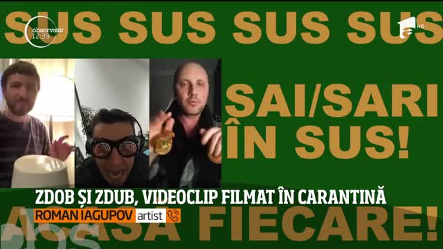 Zdob şi Zdub, videoclip filmat &icirc;n carantină