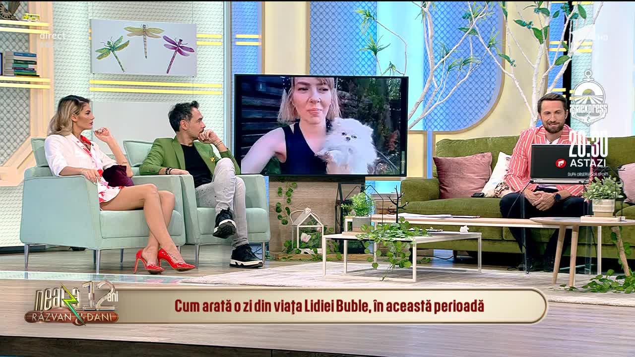 Lidia Buble l-a dat de gol pe Răzvan Simion! Cum o răsfață, în autoizolare! Dani Oțil: „Acolo doarme el când întârzie acasă!” – VIDEO