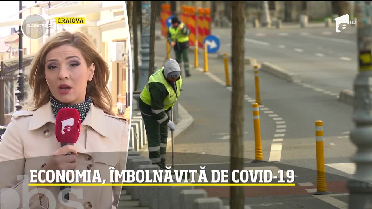 Economia, &icirc;mbolnăvită de COVID-19