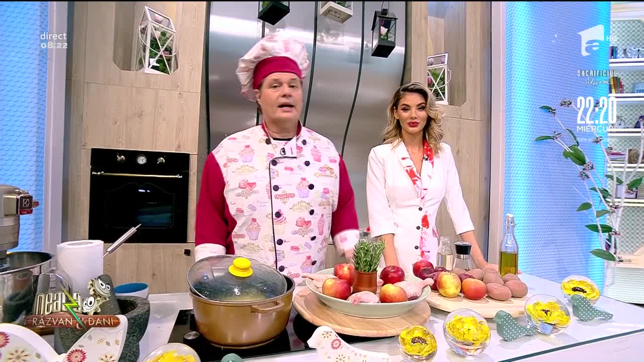 Reţeta lui Vlăduţ - Neatza cu Răzvan și Dani: Friptură de rață cu mere ionatane