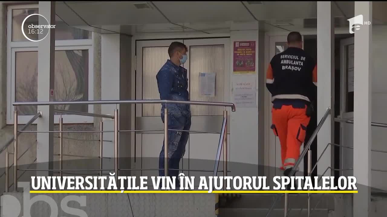 Studenții și profesorii vin &icirc;n ajutorul spitalelor! Universitatea Transilvania a donat Spitalului Judeţean Braşov un aparat care poate depista probele pozitive de coronavirus