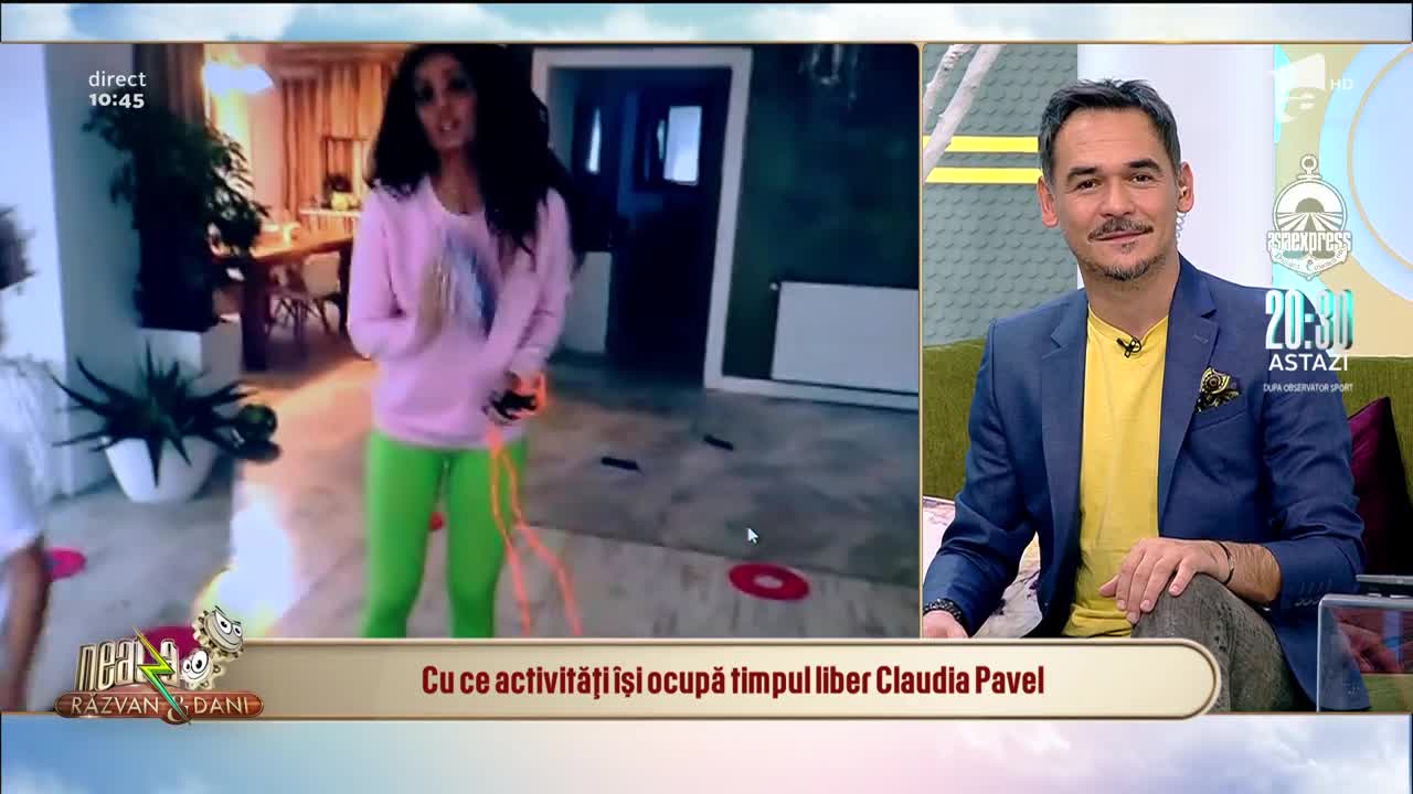 Cu ce activităţi &icirc;şi ocupă timpul liber Claudia Pavel