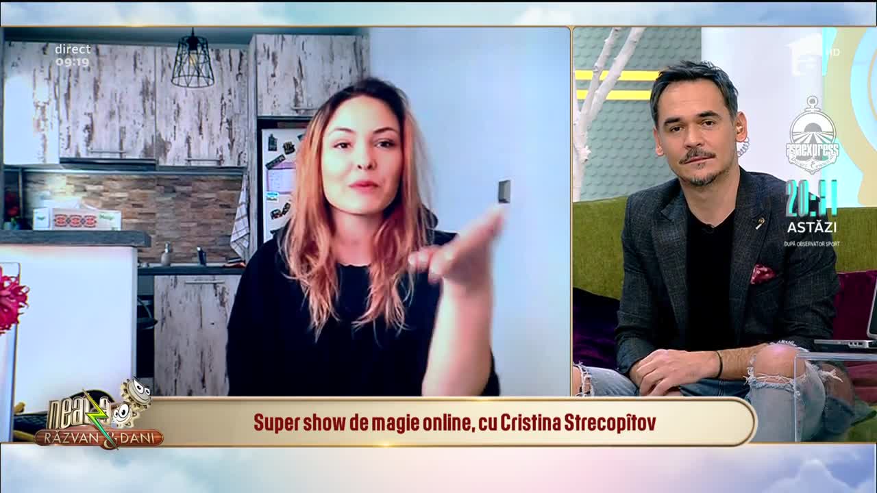 Super show de magie online, cu Cristina Strecop&icirc;tov