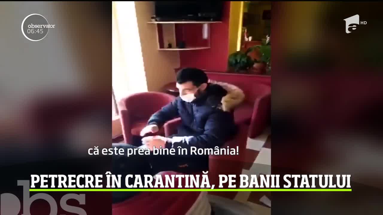 Petrecere &icirc;n carantină, pe banii statului