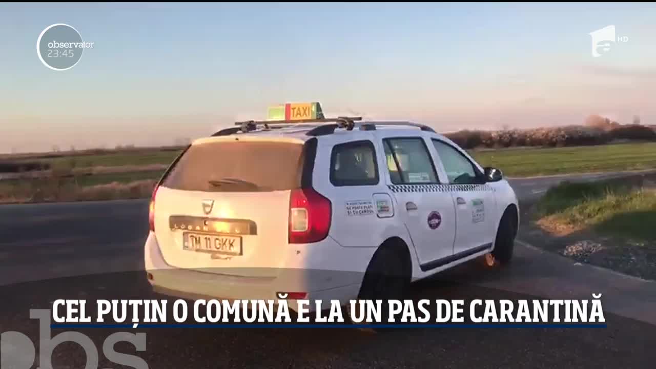 &Icirc;ncă o localitate din Rom&acirc;nia, la un pas de carantină