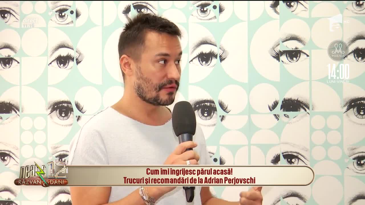 Cum &icirc;mi &icirc;ngrijesc părul acasă! Trucuri și recomandări de la Adrian Perjovschi