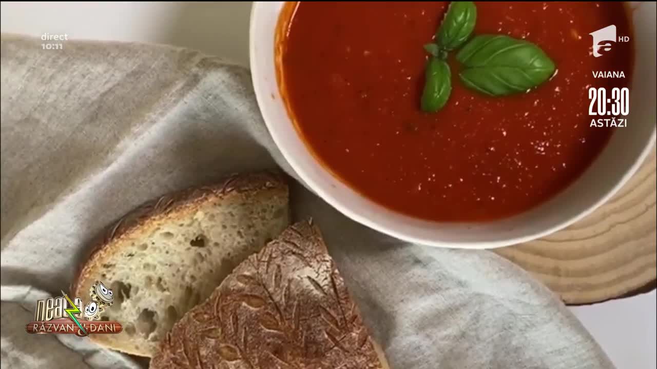 Miruna Lică ne recomandă cea mai bună reţetă de supă cremă de roşii