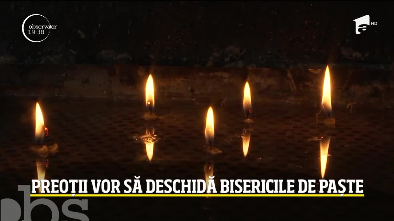 Preoţii insistă ca bisericile să fie deschise &icirc;n noaptea de &Icirc;nviere, iar enoriaşii să vină la slujbe