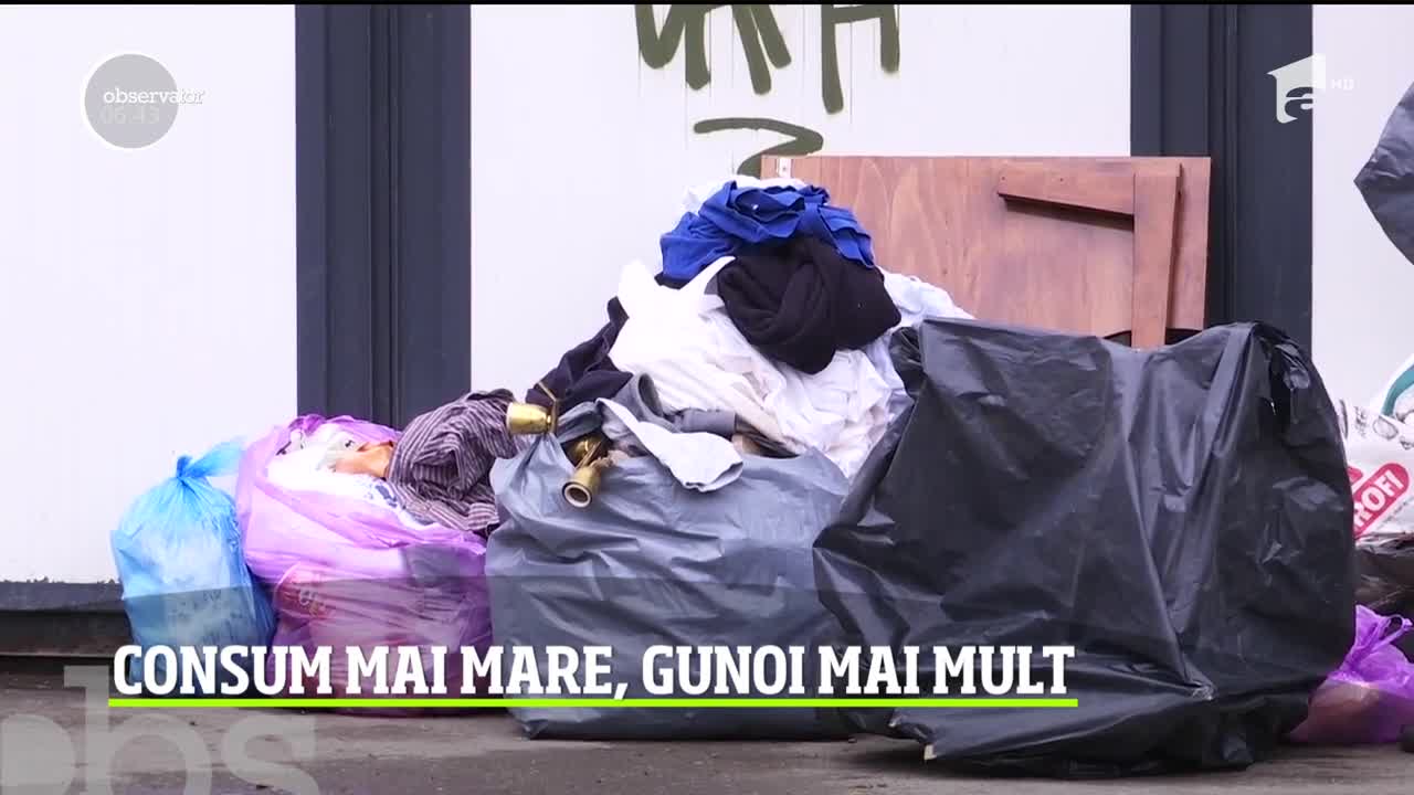 Consum mai mare,  gunoi mai mult &icirc;n Galați