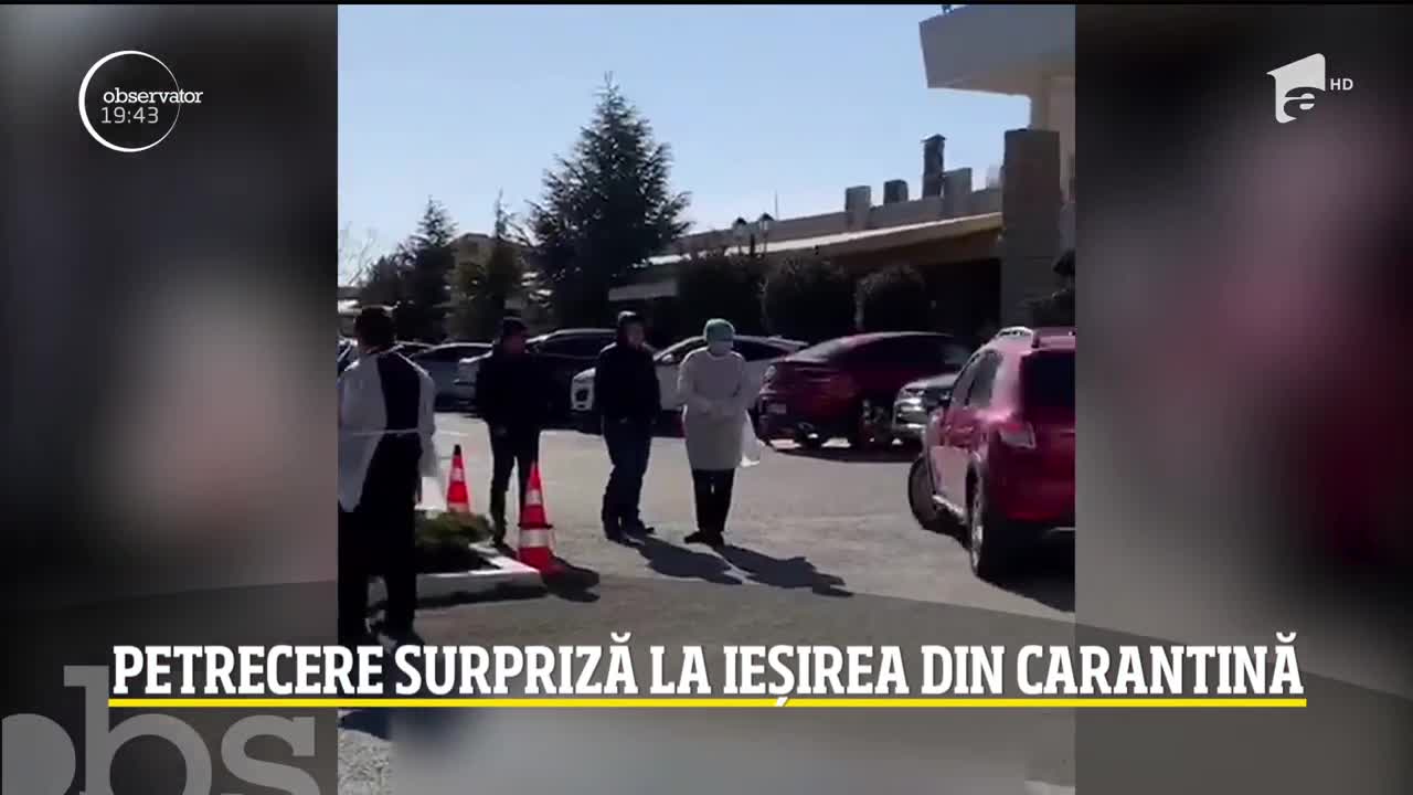Petrecere-surpriză pentru o fetiță aflată &icirc;n carantină &icirc;n județul Constanța
