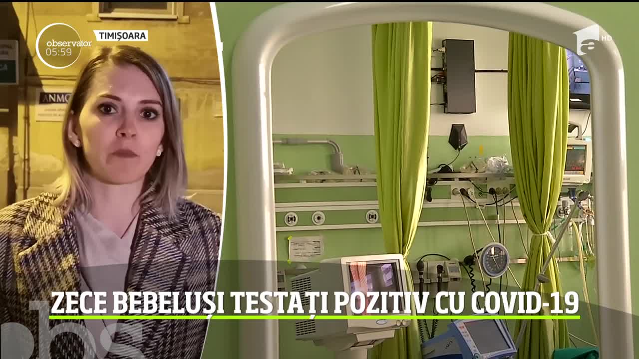 Zece bebeluși testați pozitiv cu COVID-19, &icirc;n Timișoara