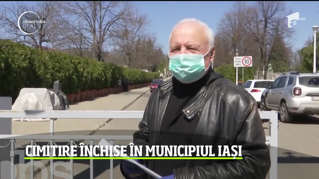 Cimitirele au fost &icirc;nchise &icirc;n Iași