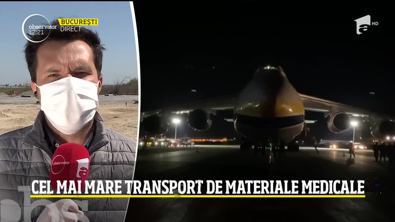 Cel mai mare transport de materiale medicale a ajuns &icirc;n Rom&acirc;nia