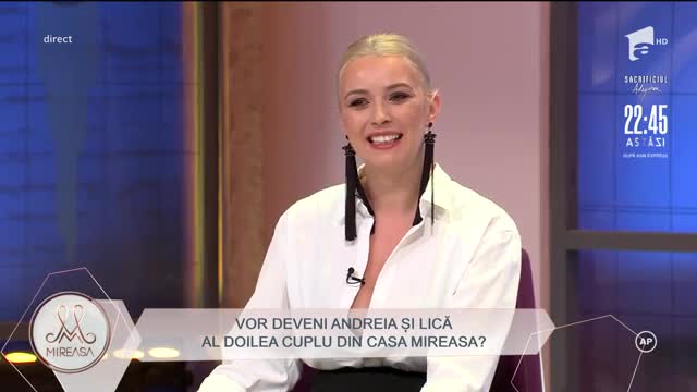 Lică și Andreia, din ce &icirc;n ce mai afectuoși unul cu celălalt! Vor deveni cei doi concurenți al doilea cuplu din casa Mireasa?