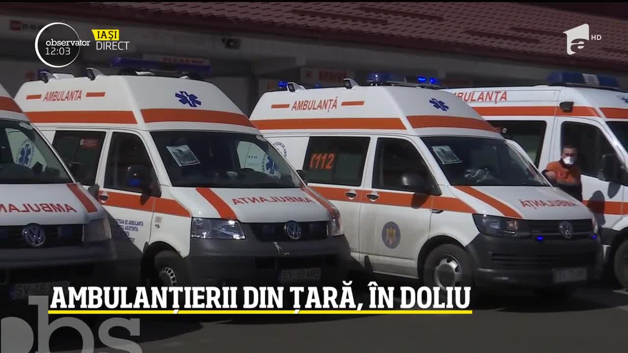 Ambulanțierii din țară, &icirc;n doliu