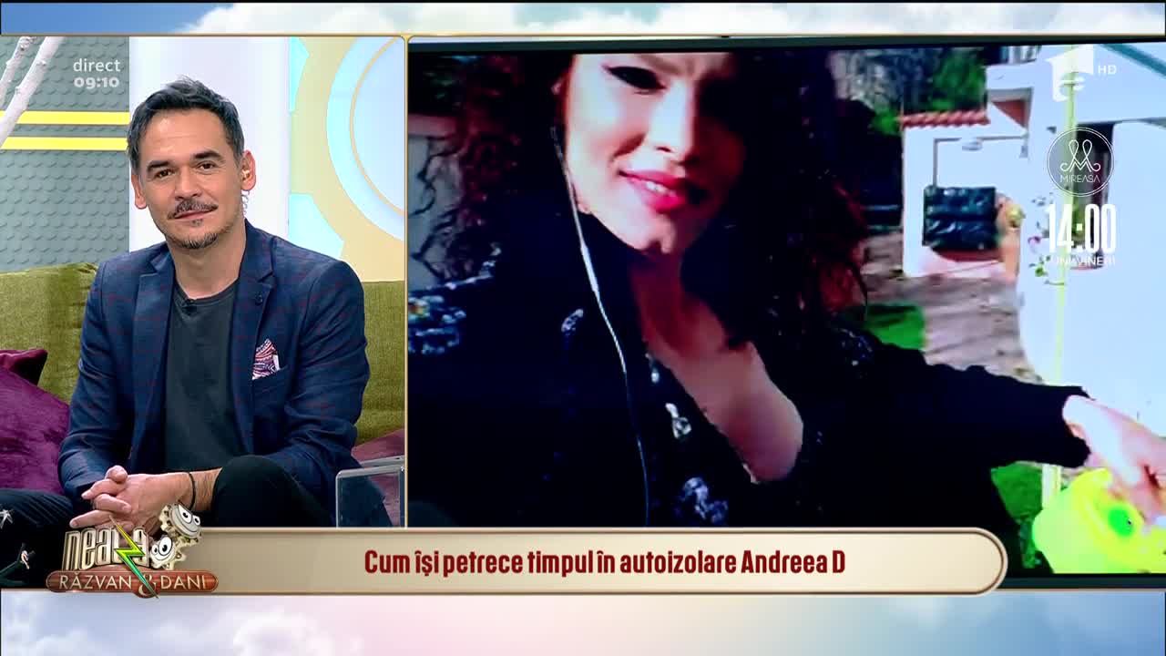 Cum &icirc;și petrece timpul &icirc;n autoizolare Andreea D