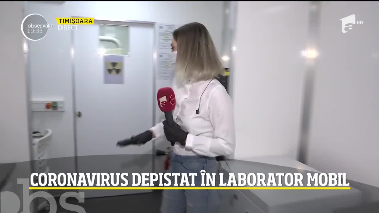 Laborator mobil pentru depistarea infecției cu COVID 19
