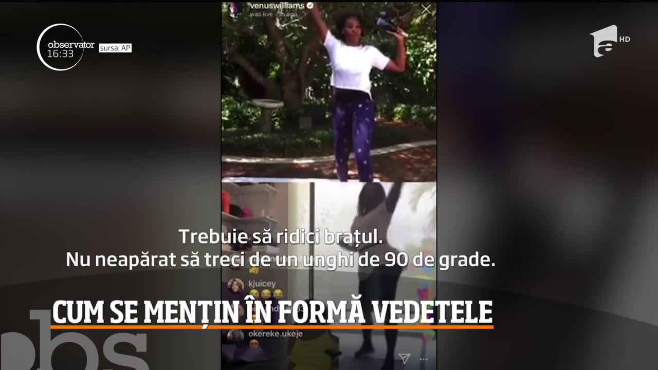 Cum se menț&icirc;n in formă vedetele