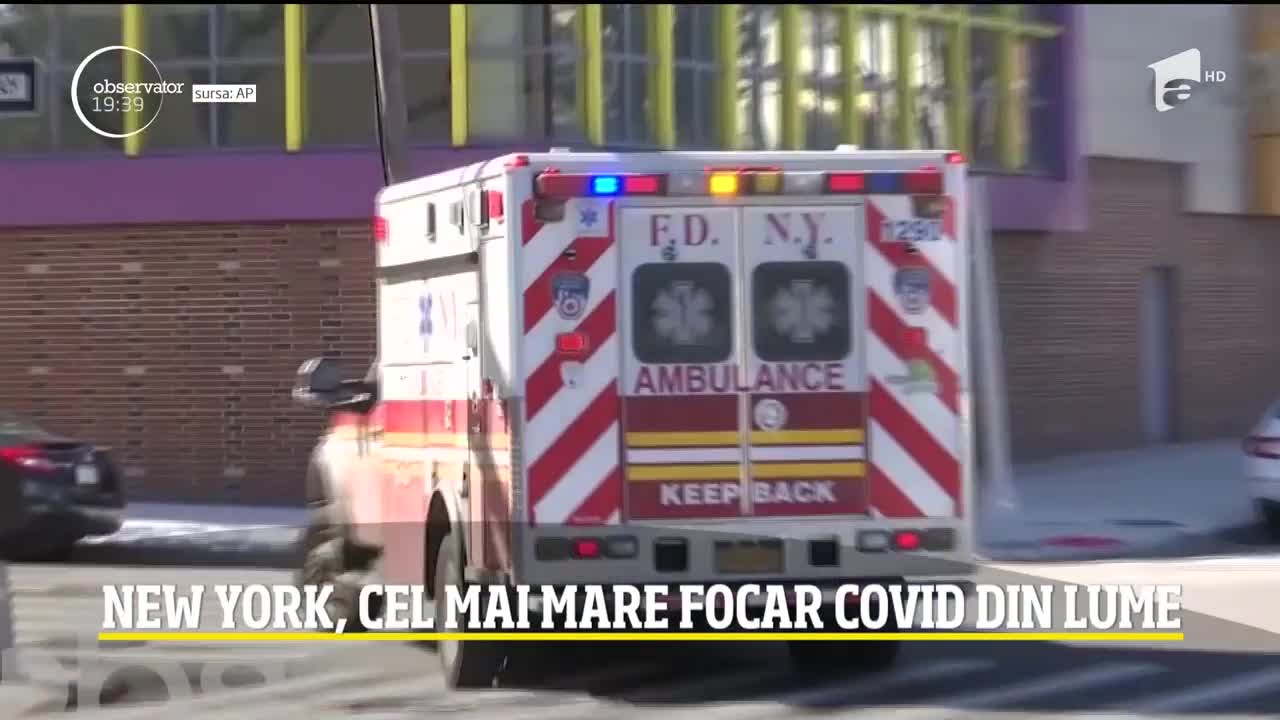 New York, cel mai mare focar covid din lume
