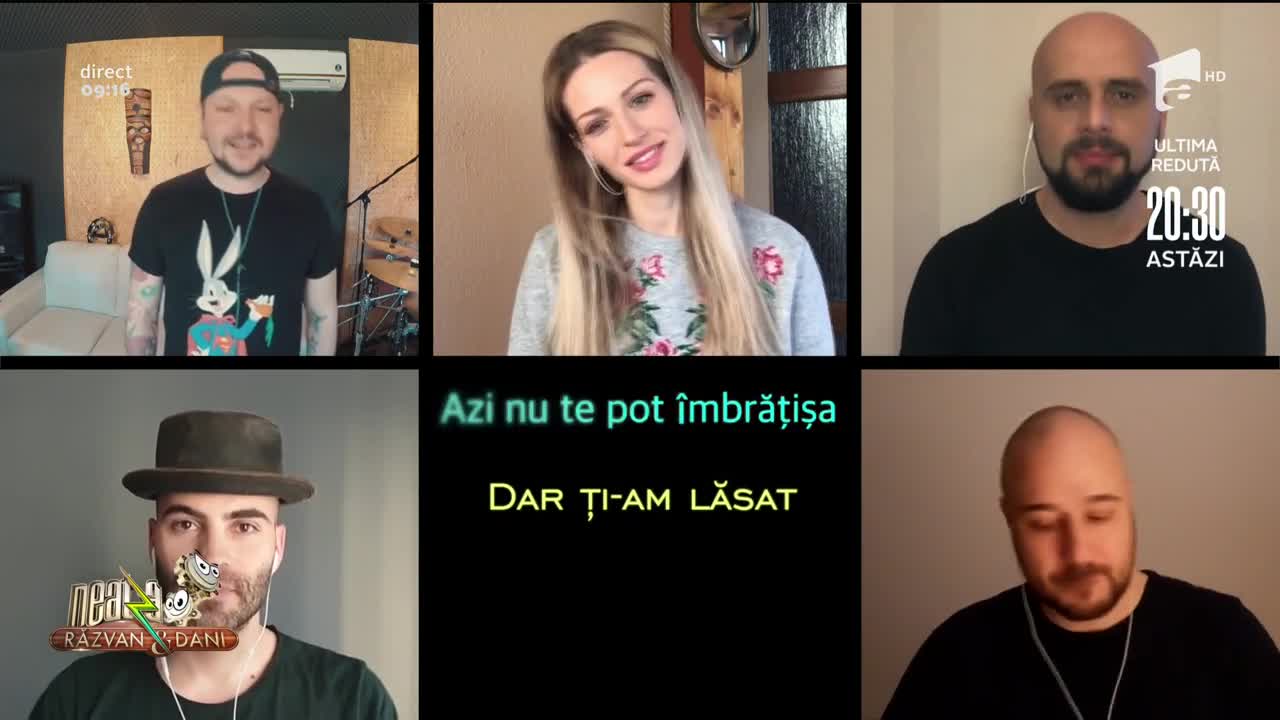 Trupa Zero c&acirc;ntă piesa Nu-ți fie frică, la Neatza cu Răzvan și Dani