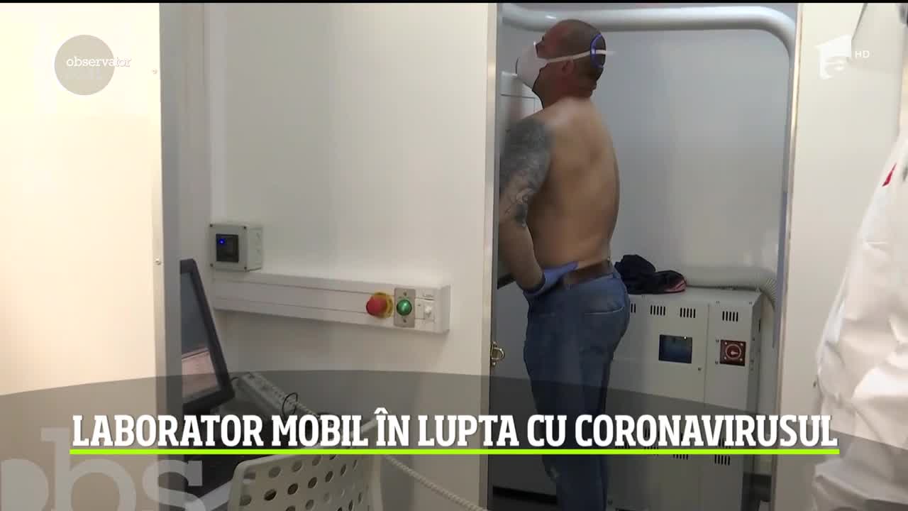 Laborator mobil pentru depistarea infecției cu COVID 19