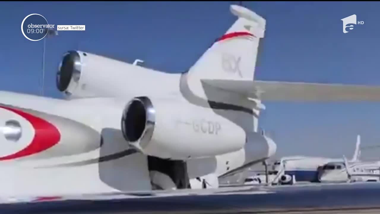 Un avion privat a fost &icirc;ntors &icirc;n Londra, după ce a aterizat &icirc;n Franţa. Oamenii de afacer voiau să petreacă Paştele