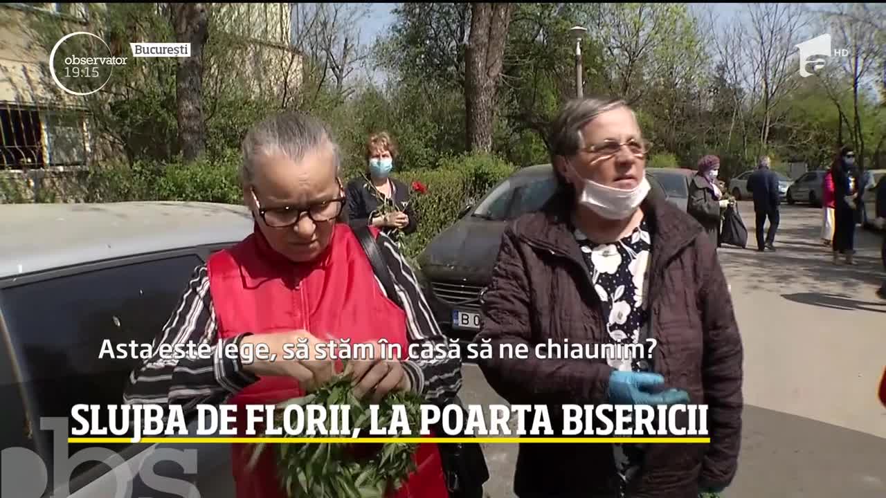 De Florii, creştinii ortodocşi au ignorat distanţarea socială şi au dat năvală &icirc;n pieţe şi la biserici