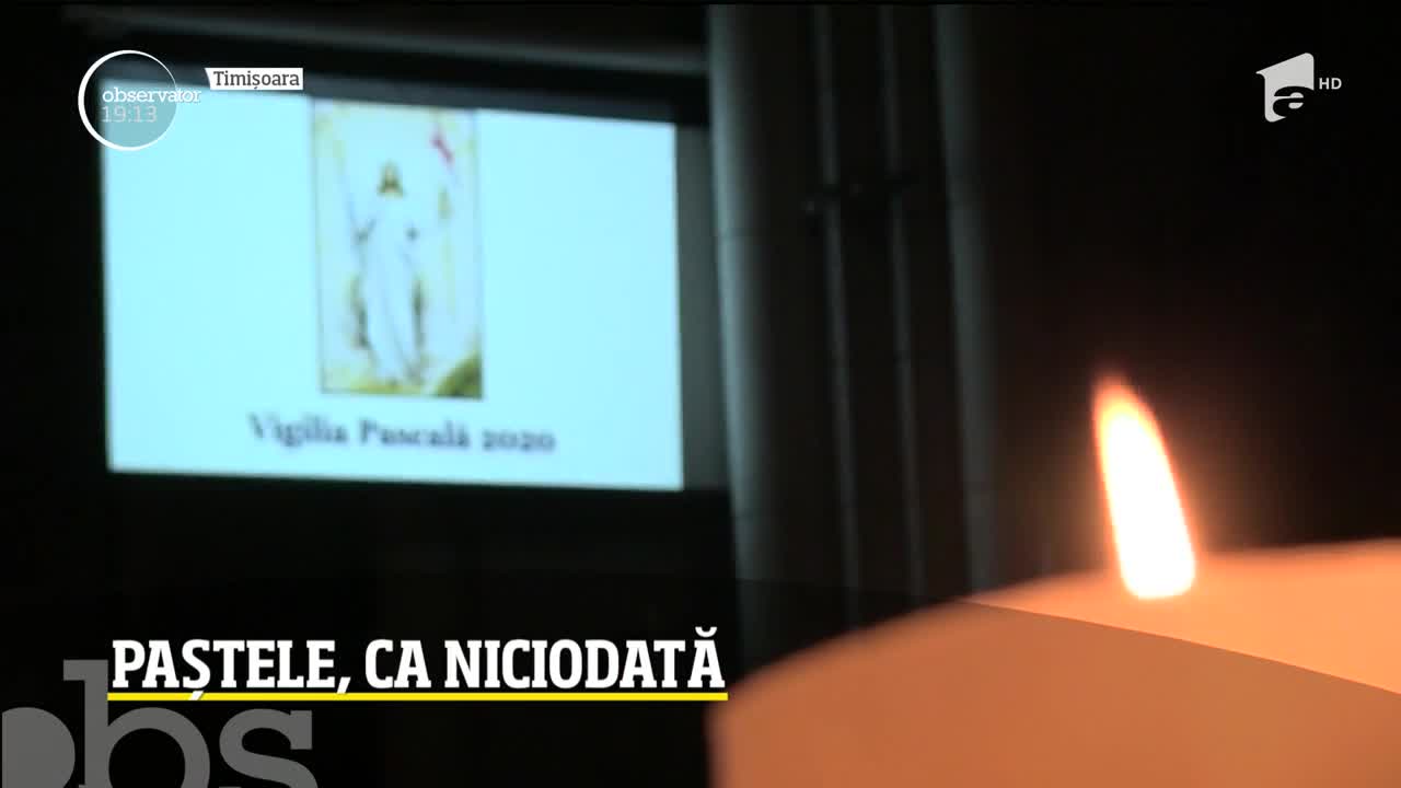 Catolicii din toată lumea au trăit primul Paşte &icirc;n izolare