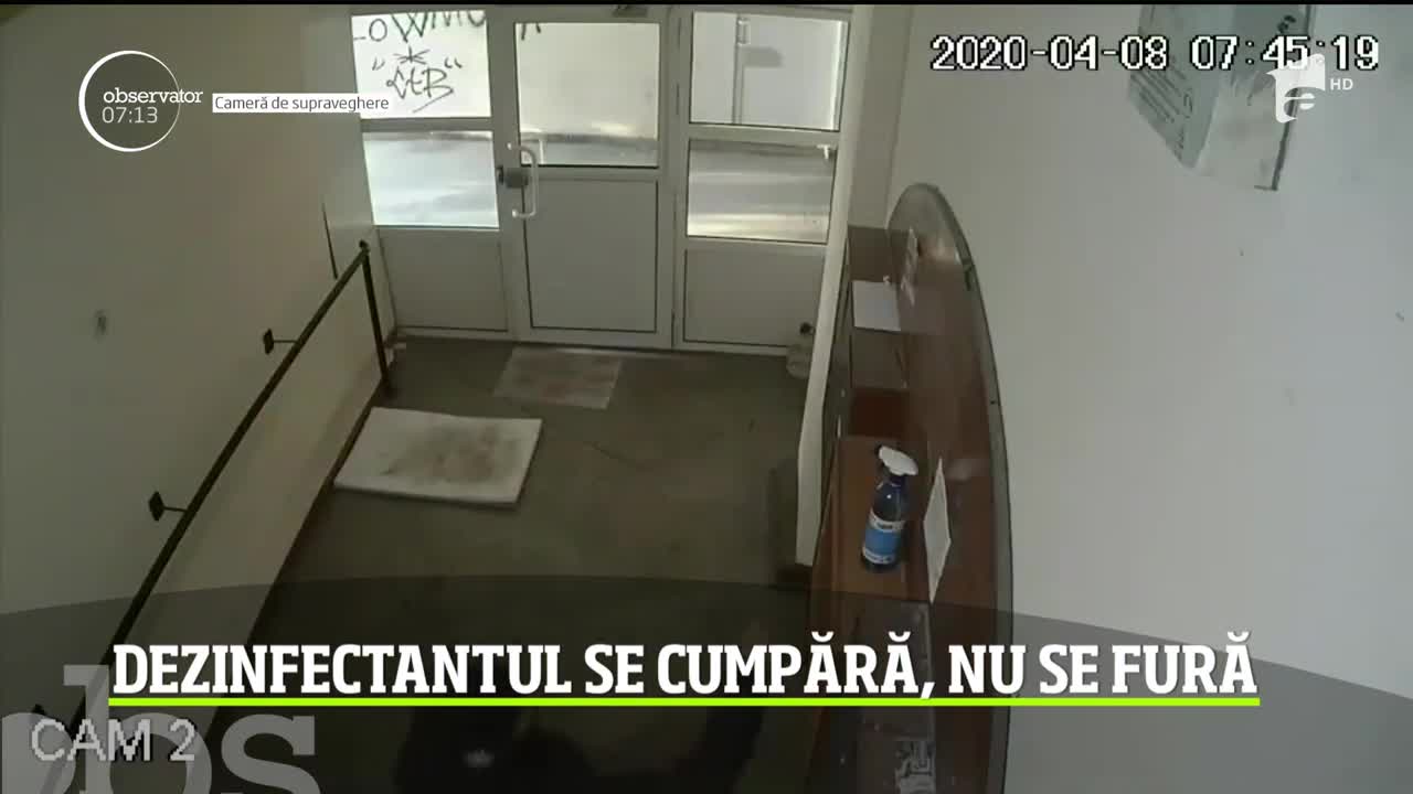 Dezinfectantul a devenit at&acirc;t de rar, &icirc;nc&acirc;t dacă se mai găseşte pe undeva... se fură!