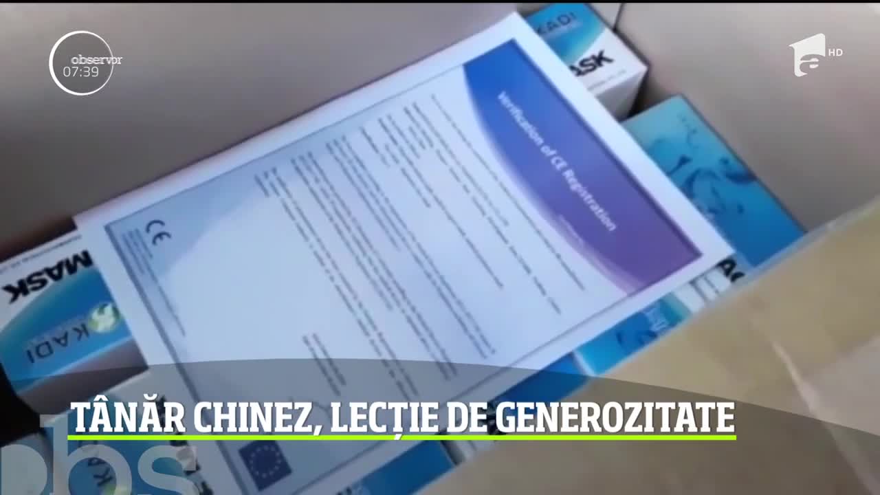 Lecţie de generozitate oferită de un t&acirc;năr chinez stabilit &icirc;n Rom&acirc;nia