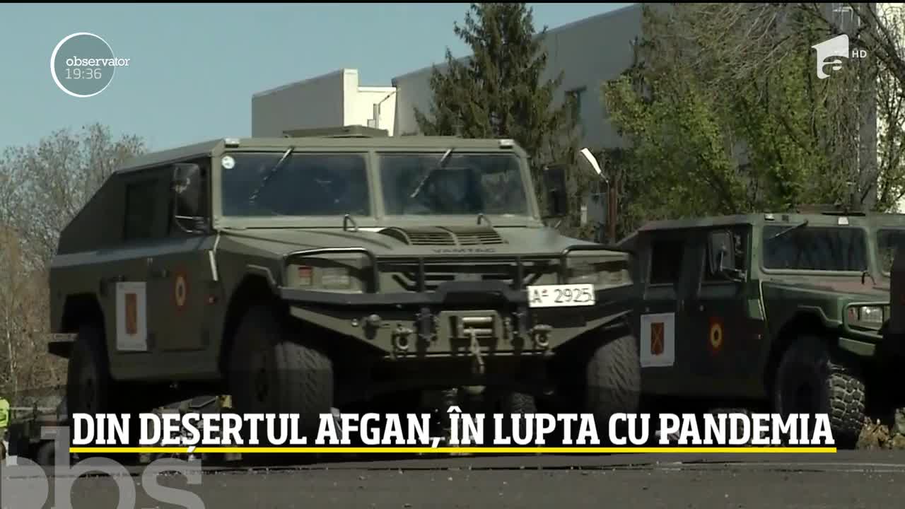 Soldații din Afganistan, &icirc;n lupta cu pandemia pe străzile din marile orașe