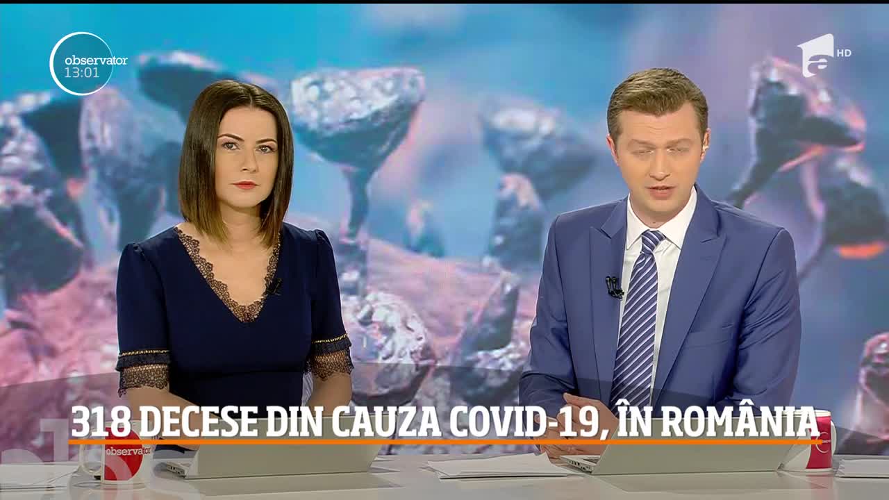 Observator Update, 13 aprilie, ora 13:00: 318 decese din cauza COVID-19, &icirc;n Rom&acirc;nia
