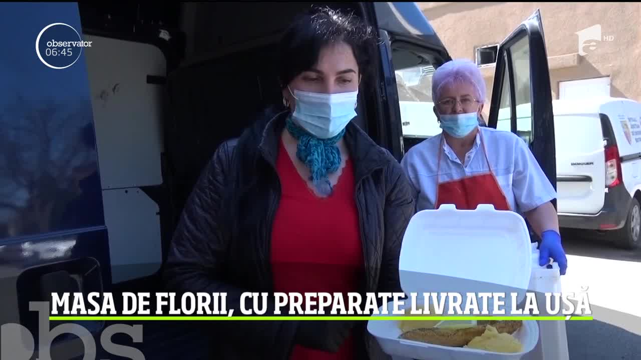 Masa de Florii, cu preparate livrate la ușă