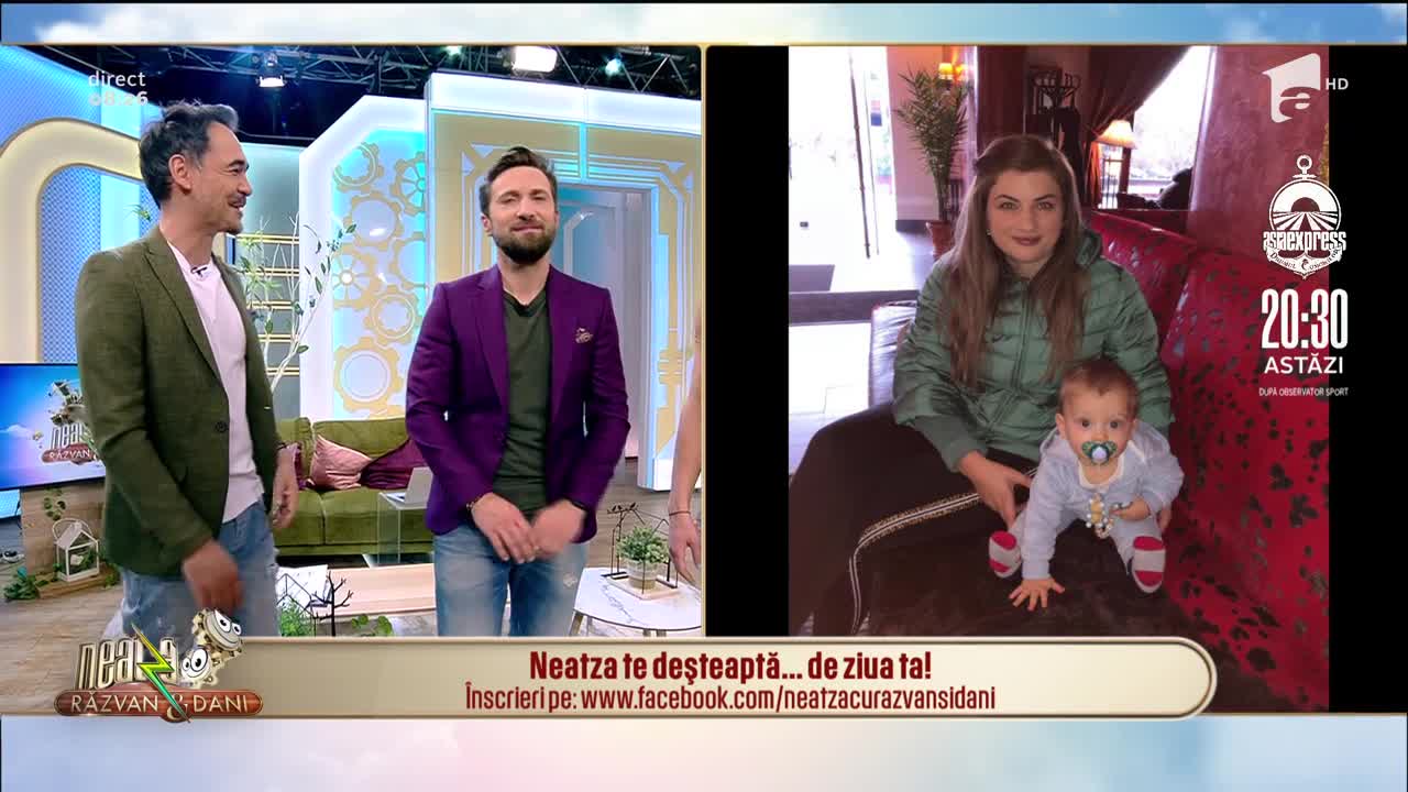Neatza cu Răzvan și Dani te deşteaptă... de ziua ta! La mulți ani, Alina!