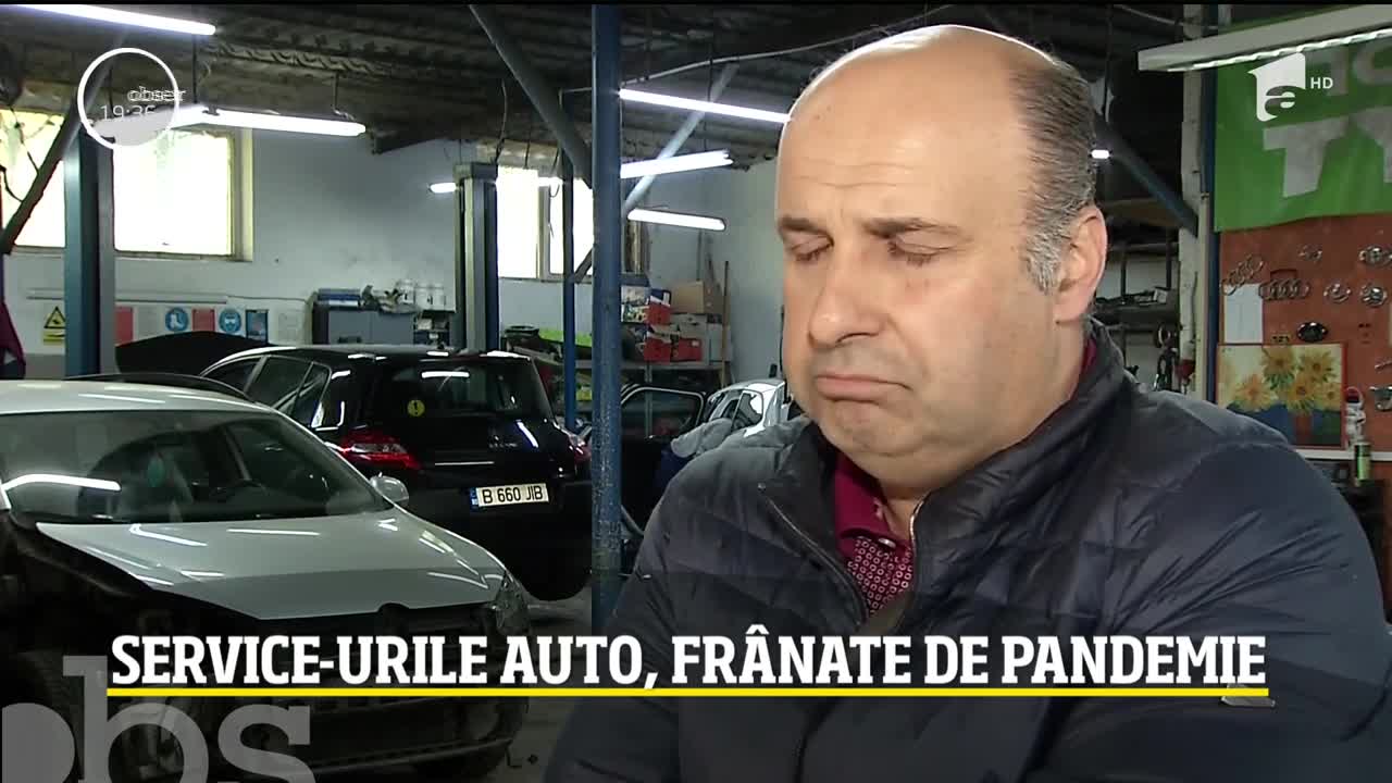 Service-urilor auto, fr&acirc;nate de pandemie