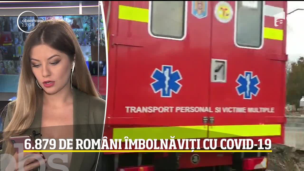 Observator Update, 14 aprilie, ora 13:00: 6879 de rom&acirc;ni infectați cu COVID-19