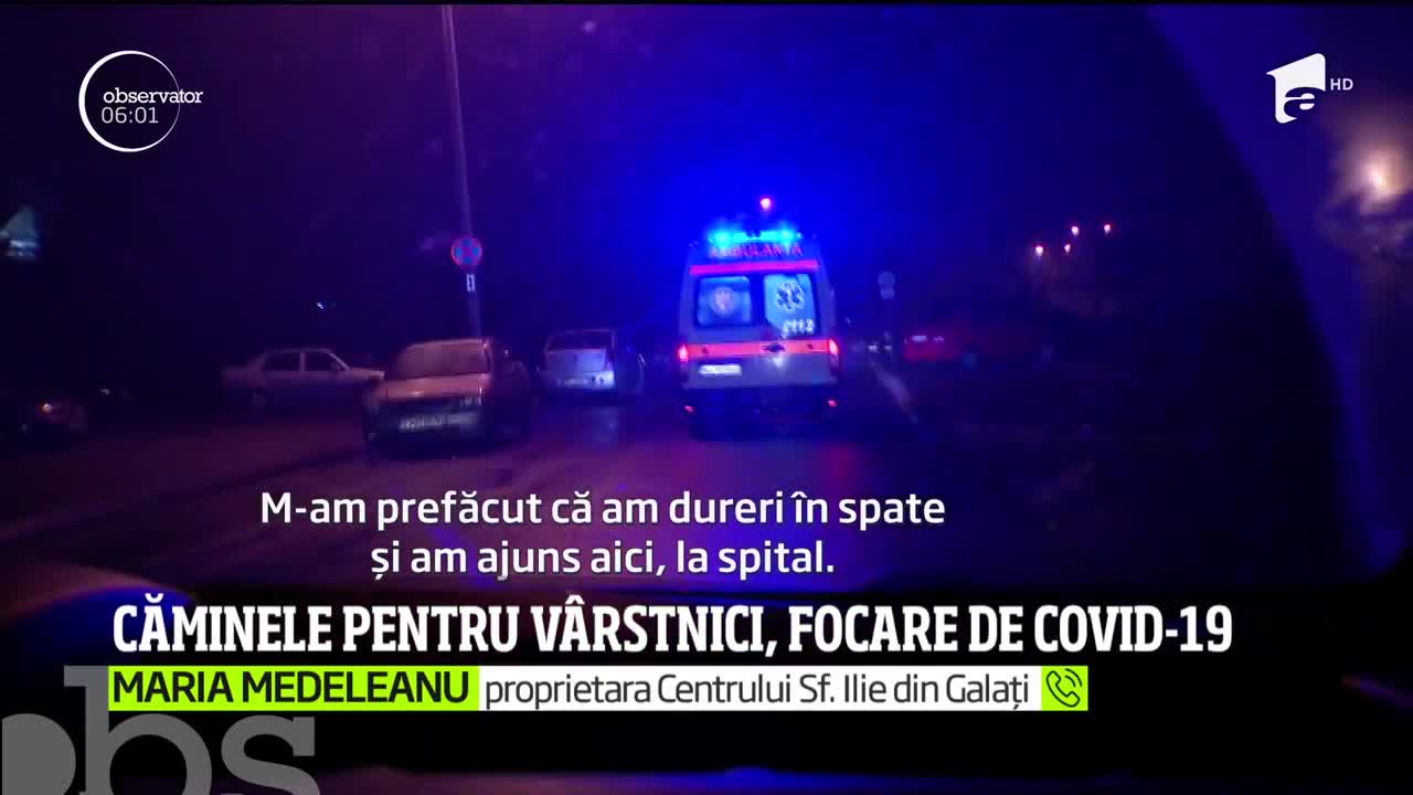 Căminele pentru v&acirc;rstnici din Galaţi, focare de COVID-19