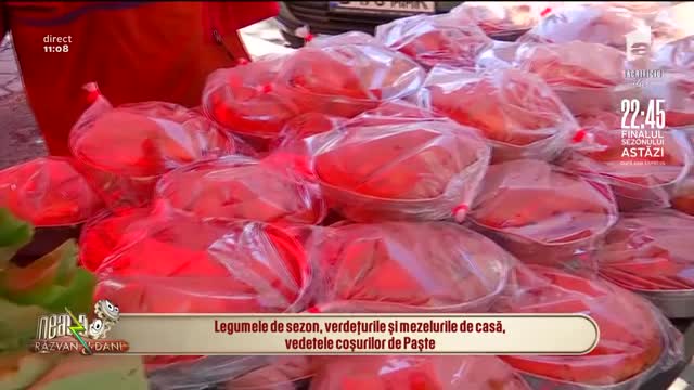 Verdețurile, vedetele coșurilor de Paște