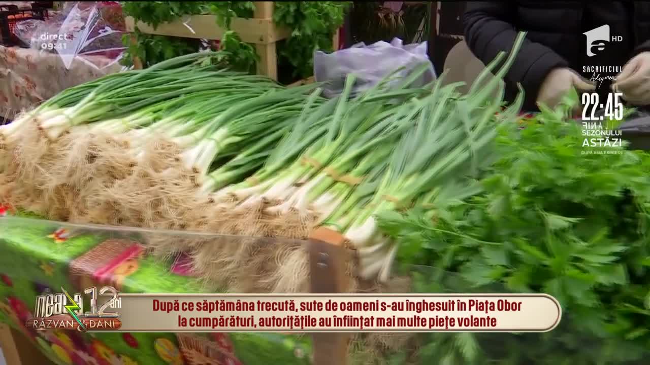 Marian Duță &icirc;și face cumpărăturile de Paște la tarabele din colțul blocului