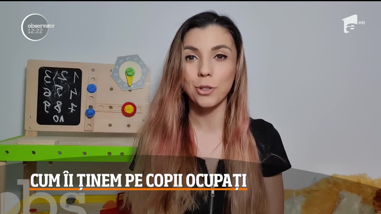 Cum &icirc;i ținem pe copii ocupați