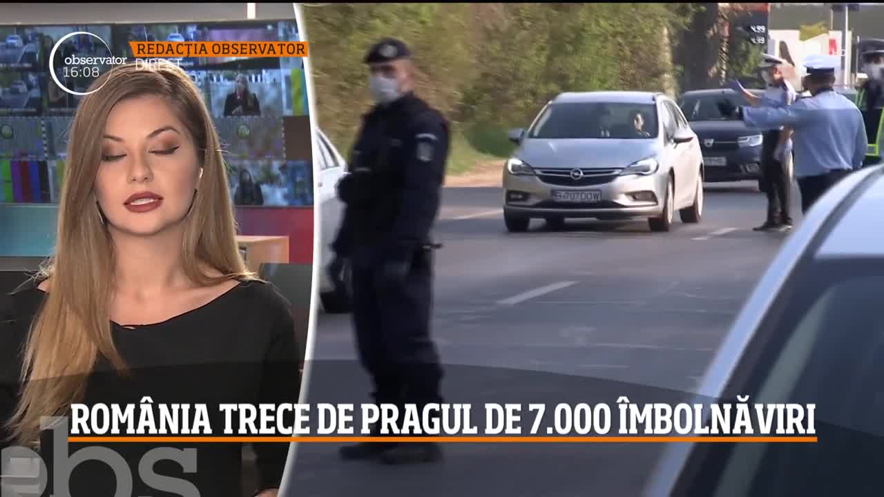 Observator Update, 15 aprilie, ora 16:00: Rom&acirc;nia trece de pragul de 7.000 de &icirc;mbolnăviri