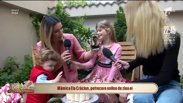Mămica Ela Crăciun, petrecere online de ziua ei! Ce dorință și-a pus, atunci când a primit tortul de la echipa Neatza cu Răzvan și Dani