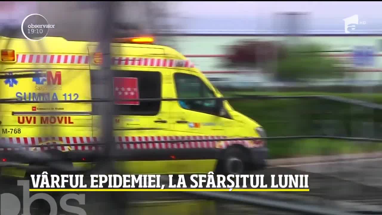 V&acirc;rful epidemiei de coronavirus &icirc;n Rom&acirc;nia, la sf&acirc;rșitul lunii aprilie