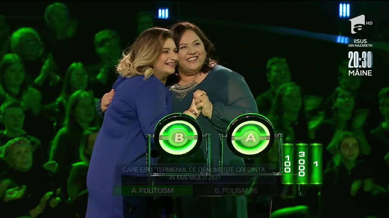 Carmen și Sabina Zaharescu au câştigat 16.152 RON la prima probă - "Cădere liberă"