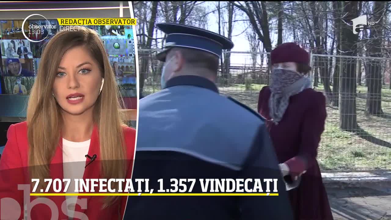 Observator Update, 16 aprilie, ora 13:00: 7707 rom&acirc;ni infectați cu COVID-19